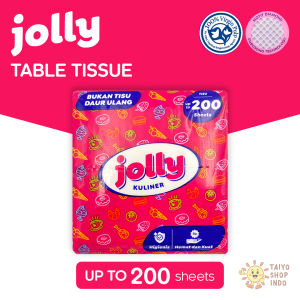 TAIYO Jolly Tisu Meja dan Table Tissue Kecil Tebal & Higienis Up To 200 sheets