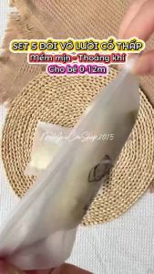 [Set 5 Đôi] Tất Vớ Lưới Cổ Thấp Màu Trơn Mềm Mịn Thoáng Khí Cho Bé Sơ Sinh Đến Dưới 1 Tuổi