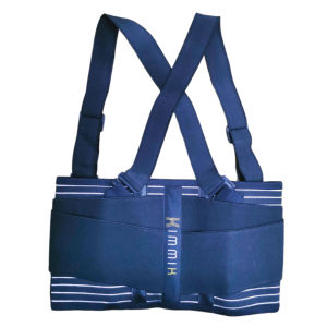 เข็มขัดพยุงหลัง พยุงเอว ที่รัดเอว สายรัดเอว เสริมเหล็ก ใส่ยกของ แก้ปวดหลัง ลดอาการปวดหลัง  สีดำมีสาย เกรด Premium