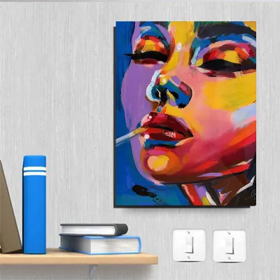 Jual poster dinding aesthetic dekorasi kamar art seni abstrak desain kualitas bahan premium papan MDF - SK73
