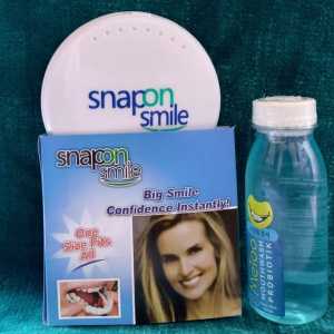 Gigi Palsu Snap On Smile  1 Set Atas Bawah - Gigi Palsu Silikon Murah
