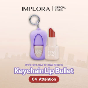 IMPLORA DAY TO DAY LIP BULLET - LIPSTIK BLUSH EYESHADOW 3-IN-1 PRAKTIS DENGAN GANTUNGAN KUNCI!
