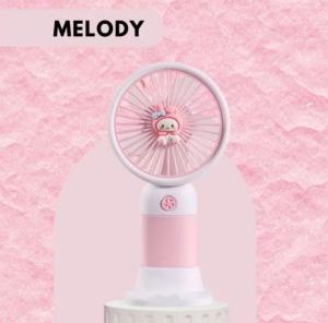 Mini Fan Portable Sanrio Kipas Angin Mini Sanrio Dengan USB dan Stand Holder