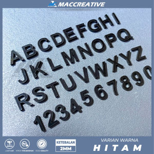 HURUF AKRILIK ECER - ANGKA AKRILIK ECER - HURUF ABJAD AKRILIK ECER - HURUF ALFABET TIMBUL AKRILIK