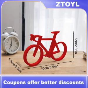 【ZTOYL】 Xe Đạp Điêu Khắc 3D In Hiện Đại Xe Đạp Nghệ Thuật Tối Giản Đi Xe Đạp Bức Tượng Thanh Lịch Bàn Trang Trí Cho Nhà Văn Phòng Sử Dụng