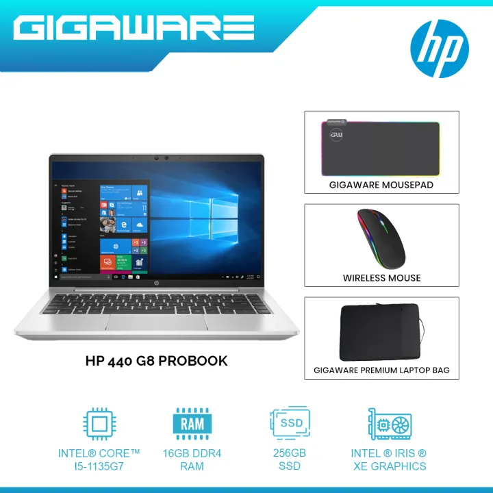 HP ProBook 440 G8 14, i5-1135G7, 256 GB SSD, 8 GB, Win 11 Pro (A