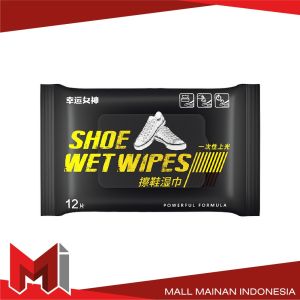 MallMainan-C1016 Tissue Basah Pembersih Sepatu 12 Lembar Wipes Shoe Cleaner / Tisu Basah Sepatu