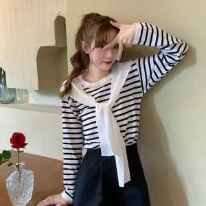 ALIKA SWEATER RAJUT WANITA STRIPE / OUTPIT WANITA KEKINIAN / BAJU ATASAN WANITA KEKINIAN TERBARU