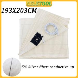 grounding sheet for Bed Grounding Pad for Sleep of pure natural high-quality organic cotton and pure silver fiber