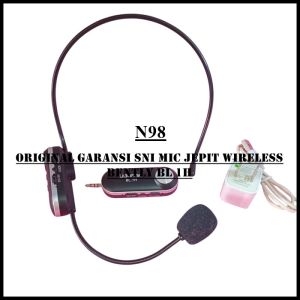 N98 BEYERMIC BM 1C ORIGINAL GARANSI SNI MIC JEPIT WIRELESS FULL CAS SINGLE MICROPHONE WIRELES CHAS