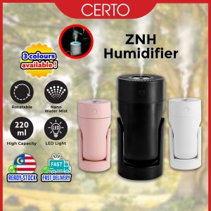 CERTO Rotate Air Humidifier Essential Oil Air Purifier Home Aroma Diffuser Nano Mist Spray Pewangi Biliki Home Aromatherapy加濕器