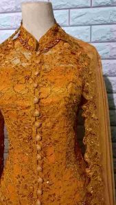set kebaya pesta bruakt kebaya brukat ibu hajat kebaya brukta kerah syanghai kebaya JUMBO