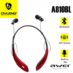 AWEI A810BL Wireless Neck Band Stylish Bluetooth Headset Extra Bass