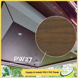 4 FT PVC Panel Poly Ceiling & Wall Panel with Waterproof 30cm x 8mm PVC Ceiling Panel Board 3D Wall Panel Siling Bumbung PVC (Ready Stock)