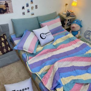 Bộ Chăn Ga Gối Cotton Poly Sắc Màu Chất Liệu Thoáng Mát Kích Cỡ Đa Dạng By. C.A Decor Store