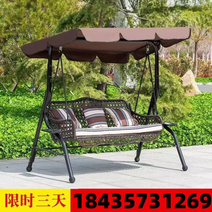 Swing outdoor courtyard waterproof and sunscreen indoor and