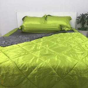 Trọn bộ ga phi bóng 1m6x2m CÓ mền (chân nệm dưới 15cm) phối chân 125+112. Bộ drap phi bóng 1 màu. Bộ grap phi bóng. Bộ ra phi bóng. Bộ drap phi lụa. Bộ grap phi lụa. Bộ ga phi lụa. Ga giường-drap giường-grap giường-ra giường.