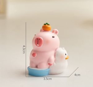 Mô Hình Capybara Chuột Lang Nước Màu Hồng Blindbox Bộ 8 144 Trang Trí Quà Tặng Decord Nhà Cửa
