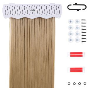 Hair Extension Holder holder for WashingStyling Packing and StoringHair Extension Holder holder for salonsbathrooms beauty s cloakrooms.4 quick&easy Installation Modes With Tool.