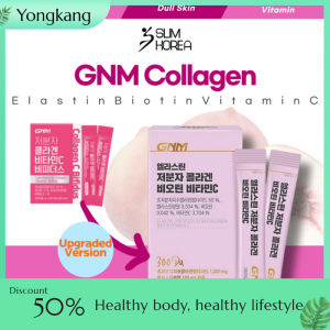 ✨KOREAN Elastin Low Molecular Collagen Biotin Vitamin C ✨Peach✨GNM Fish Collagen C✨3g X 15sticks