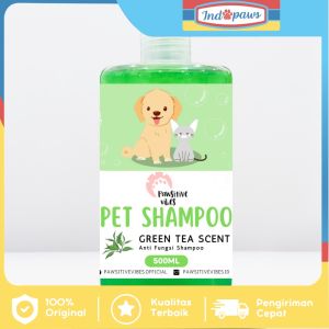 Indopaws Sampo Anjing Kucing Anti Jamur Kutu Scabies Parasit Alergi dan Radang Kulit - Shampoo - Sampo Hewan Peliharaan