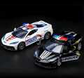Car route66 1:32 mainan diecast mobil polisi mainan mobil anak MOBIL. 