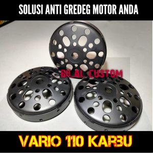 Mangkok CVT Kampas Ganda VARIO 110 KARBU VARIO 110 KARBU TECHNO Original Custom
