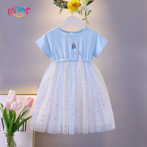 New Arrival Polo Dress for Kids Girls Korean Style Puff Sleeve Casual Formal Christmas Collar  Outfit Dress for Kids Girls