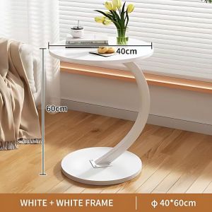 2 Layer Side table Bedside Sofa Table for Living room Sofa Shelf Corner table Coffee table Bedroom Nightstand