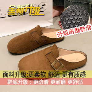 [Free Shipping] Retro-Style WomenS Half-Slipper Sandals 2025 New Autumn Fashion Versatile Flat Shoes For Casual Wear