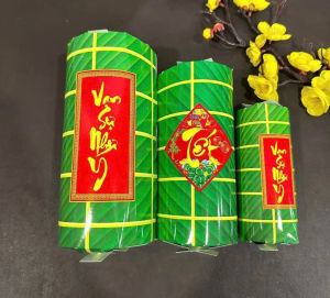 Mô Hình Bánh Chưng Bánh Tét Dưa Hấu Trang Trí Ngày Tết Cổ Truyền -Hộp Giấy Gấp Decor Trang Trí Tết 2025