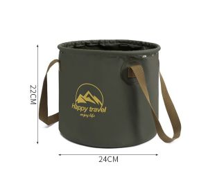 Travel Foldable Water Basin Portable Outdoor Bucket Travel Washbasin Laundry Bag Foot Soak Bucket