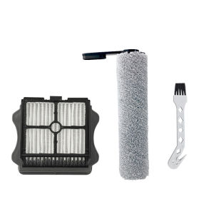 Tineco Floor One SWITCH S7 Pro S6 Smart Cordless Wet Dry Floor Washer Vacuum Cleaner Combo Replacement Kit FlashDry 3.0 Roller Brush LED 3.0+ HEPA Filters Squeegee Clean Water Tank Front Brush Kit Accessori