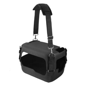 เคสใส่ของป้องกันสำหรับหน่วยพลังงานรวมถึงแผนเปิดด้านข้างสำหรับการชาร์จและฐานที่ผ่านไม่ได้สำหรับการใช้งานภายนอก