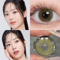 【2025 Paling Tren】🔥Magister Softlens Ukuran 14 Normal Soflens 1 Pasang Lensa Kontak Warna Ochre Grey Soflen Korea Aesthetic. 