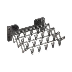 Suction Cup Sock Hanger Foldable Suction Cup Drying Hanger Wall Mounted Household Supplies Space-Saving Multipurpose Clothes