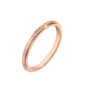 【Pharaoh🎀COD】Cincin Wanita Korea Matte Titanium baja tahan karat Fashion RING Aksesoris