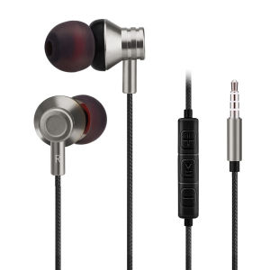 In-Ear Headphones Running Fitness Sports Headphones Live Wired Headphones Braided Cable Headphones Universal 3.5mm Round Hole All Mobile Phones Adjustable Microphones Headphones