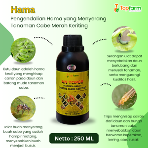 Pestisida Topfarm / Obat Semprot Daun Cabe Keriting / Obat Untuk Daun Cabe Yg Keriting / Obat Tanaman Cabe Keriting Daun / Obat Keriting Daun Cabe Ampuh / Obat Cabe Keriting Dan Kuning