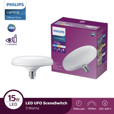 Philips Lampu SceneSwitch UFO LEDbulb 15W E27 3 Warna