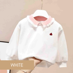 Baju Baby Girl 1-9Y Kids Girl Lovely Long Sleeves Sweater Baju Sejuk Budak Perempuan Lengan Panjang Baju Raya Merdeka