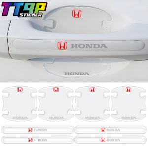 4 ชิ้น สติกเตอร์กันชนกันขีดข่วน 3D โปร่งใส สำหรับประตูรถ Honda City Civic HR-V CR-V Accord BR-V