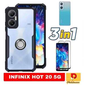 PROMO PAKET 3 INC 1 HARD CASE INFINIX ZERO 5G 2023 / INFINIX HOT 20 5G 2022 SOFCASE SUPER SLIM EXCELLENT CINCIN RINKG