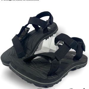 FAZROCK.CO / SANDAL GUNUNG PRIA WANITA / SANDAL OUTDOOR / SANDAL HIKKING - HITAM