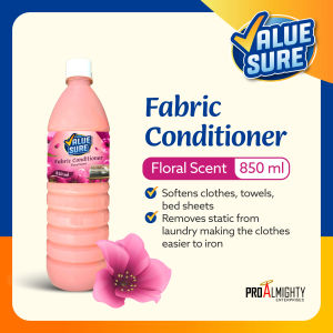 Value Sure Fabric Conditioner – Elegant Softness & Fragrance (Summer Breeze/Blue Mist/Floral) 850ml