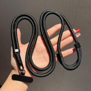 MIIQNUS Metal Clip Mobile Phone Lanyard Rotating Buckle Hanging Rope Phone Crossbody Chain Universal Neck Straps Cell Phone Strap Men Women