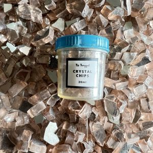 Crystal Chips Pecahan Batu Kristal Gelas Kaca ROSEGOLD Warna ROSE GOLD MAWAR EMAS Elegant Hiasan Resin Glass Shards Mica Stone Flakes