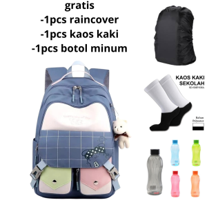 Ransel Tas Sekolah Anak-anak Untuk Anak Laki-laki Dan Perempuan Ortopedi PAUD TK SD SMP Terbaru 2024