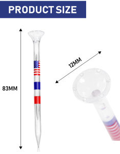 (2025) Set 10 ChiếcTee Golf Cao Cấp 83mm – Nhựa Dẻo Đàn Hồi Chống Gãy Hỗ Trợ Cú Đánh Chuẩn Xác