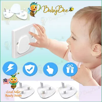 3 Pin Malaysia UK British Socket Plug Outlet Cover Cap Baby Kids Children Safety Protector Suis Switch Corner Guard Protect Safe